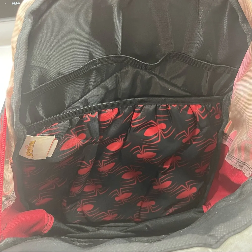 Red and Black Kids Spiderman Graphic Backpack Back To School‎